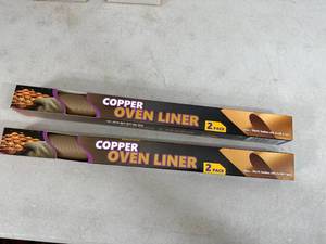 4 New Copper Oven  Grill Liners