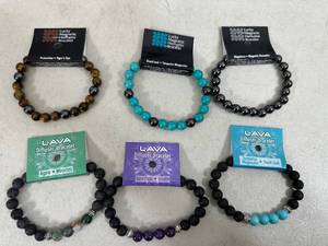 6 New Lava, Magnetic Bracelets