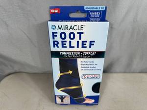New Miracle Foot Relief Compression and Support Brace