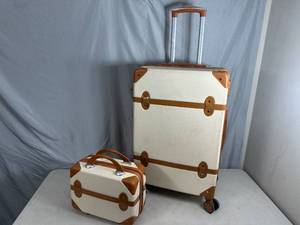 Used Once Suitcase and New Under the Seat Bag