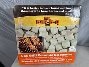 New Box of Ceramic Gas Grill Charcoal Substitute Briquettes