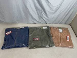 3 New Quarter Zip Sweaters - Size 5XL