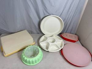 Vintage Tupperware and Tuppertoy Boat