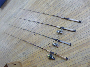 4 Rods and 3 Reels
