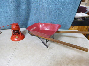 Dietz Lantern and Mini Wheelbarrow