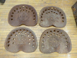 4 Vintage Tractor Seats