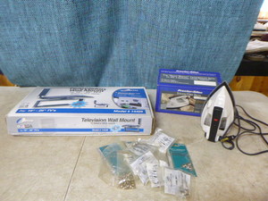 SteamDry Iron and TV Mount