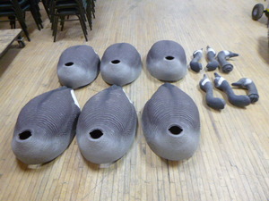 6 Canadian Goose Decoys