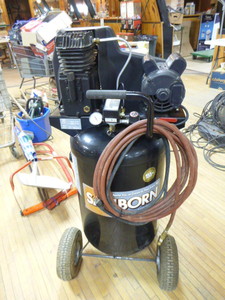 Sanborn Air  Compressor on Wheels