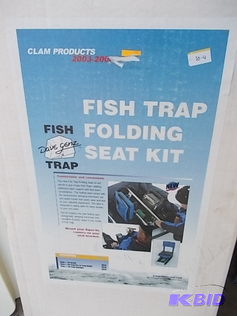 lot 33 image: Ice House Folding Fish Trap Seat Kit