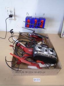 RC helicopter & hoovercraft. As shown. CASH ON SITE ONLY. PICKUP IS MONDAY MAY 11TH FROM 11 AM TO 4 PM. REGARDLESS WHAT THE SCHEDULE STATES.