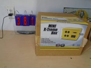 Mini extreme electrical box for generator use. As shown. CASH ON SITE ONLY. PICKUP IS MONDAY MAY 11TH FROM 11 AM TO 4 PM. REGARDLESS WHAT THE SCHEDULE STATES.