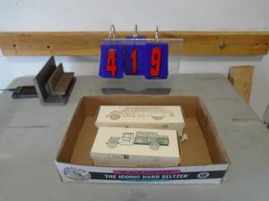 Flat of 2 trucks. As shown. CASH ON SITE ONLY. PICKUP IS MONDAY MAY 11TH FROM 11 AM TO 4 PM. REGARDLESS WHAT THE SCHEDULE STATES.