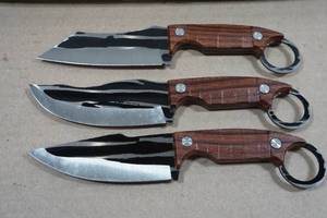 Custom Carbon Steel Knife Set