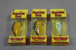 3 Northland Rumble Bug Fishing Lures