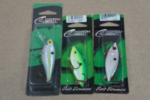 3 Cotton Cordell Fishing Lures