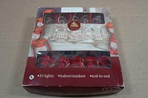 Red Lantern String Light Set