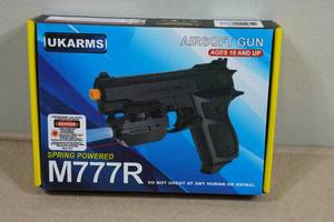 UKArms M777R Spring Powered Airsoft Gun with Laser
