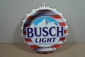 Novelty Bottle Cap Metal Sign