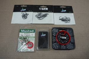 Assorted Hooks and Weights