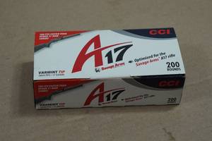 200 CCI A17 .17 HMR 17 Gr Varmint Tip Ammo