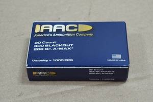 20 AAC .300 Blk 208 Gr A-Max Ammo