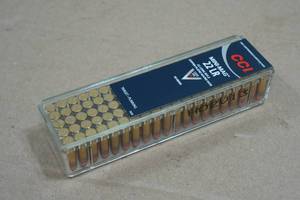 100 CCI Mini-Mag .22 LR 40 Gr Plated RN Ammo
