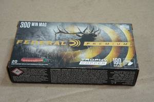 20 Federal Premium .300 Win Mag 180 Gr Trophy Copper Ammo