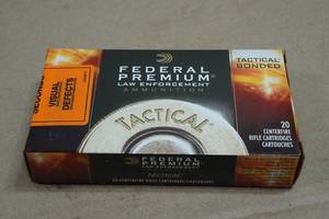20 Federal Tactical .308 Win 165 Gr Bonded SP Ammo