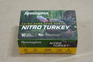 10 Remington Nitro Turkey 12 Gauge 3 6 Shot Shotshells