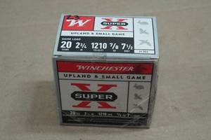 23 Winchester Super-X 20 Gauge 2-34 7-12 Shot Shotshells