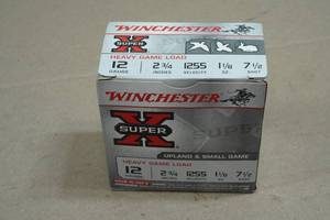 25 Winchester Super-X 12 Gauge 2-34 Heavy Game 7-12 Shot Shotshells