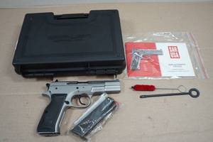 Sarsilmaz 2000 Stainless Steel 9mm Semi-Auto Pistol - 2 Magazines