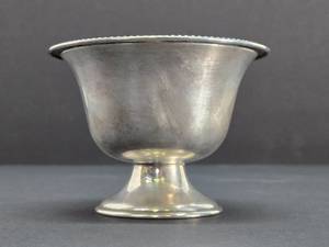 Signed NATIONAL Sterling Silver Footed Bowl&nbsp