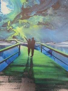 Unframed ASHTON HOWARD Lithograph - Upon a Nights Dream - Promo #2