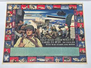 Original Vintage WW2 Poster #1