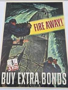 Original Vintage WW2 Poster #5