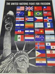 Original Vintage WW2 Poster #8