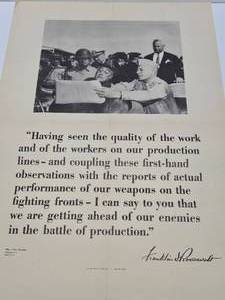 Original Vintage WW2 Poster #9