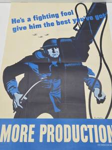 Original Vintage WW2 Poster #11