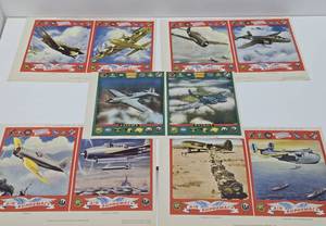 Group of WW2 Pre-Production Advertising Display Fighter Plane Posters&nbsp