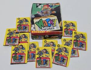 Large Lot of Unopened Vintage Wacky Packages Cards  Stickers