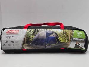 Like-New COLEMAN 4-Person Sun Dome Tent