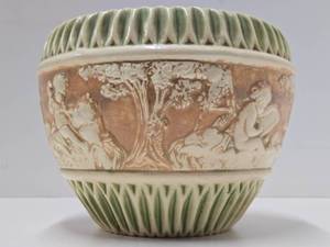 Antique ROSEVILLE Donatello Pot  Vase