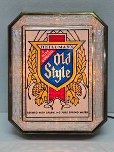 Working OLD STYLE Lighted Advertising Beer Sign