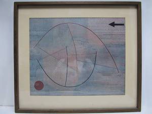 Framed Mid Century Print by Paul Klee - In Copula