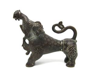 Antique Southeast Asian Bronze Elephant Sculpture