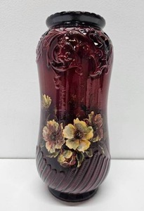 Large 14 Vintage Handpainted Ceramic Vase