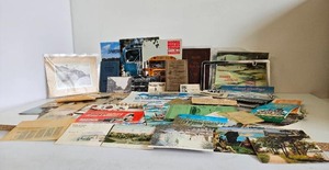Nice Large Lot of Assorted Vintage Paper Advertising Postcards Booklets Brochures &amp More