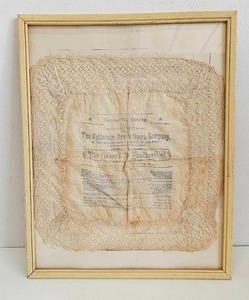 Early Antique Framed The Queens Handkerchief Playbill from the Patterson Newark Opera Company